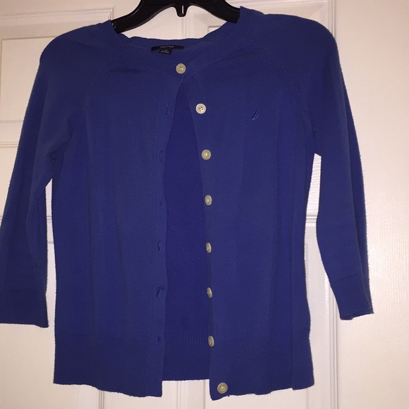 Pull Cardigan Nautica Pour Homme Bleu Marine - 100% Coton Premium, Neuf Avec étiquette (NWT)